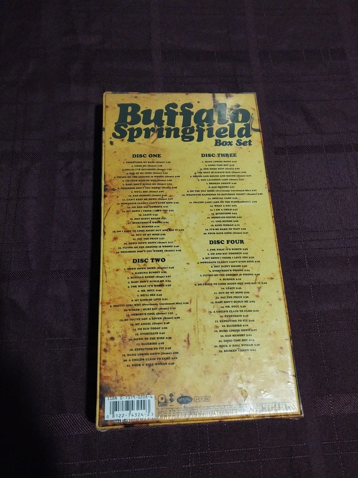 BUFFALO SPRINGFIELD. 4 CD Box Set,  SEALED!!! Brand New.  - Image 2 of 3