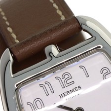 HERMES Cape Cod Double Tour Etoupe Watches CT1.210 Stainless Steel/Leather L... 19