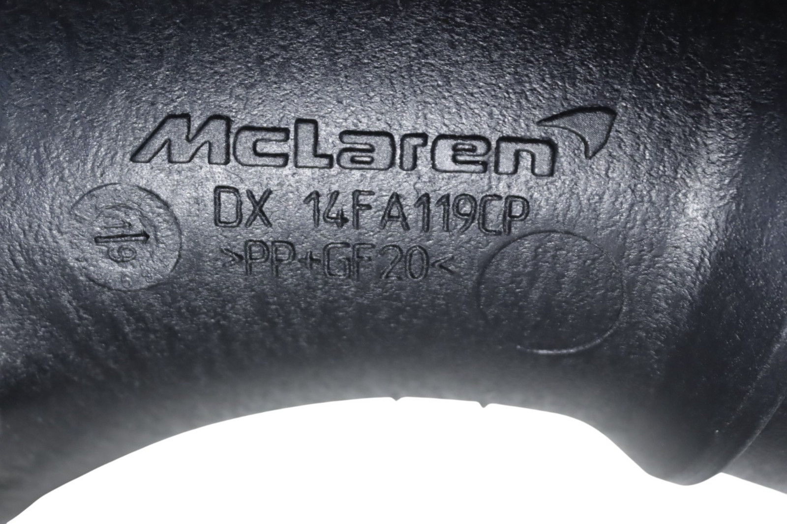 McLaren 720S Rear Right Air Intake Pipe Tube 14FA119CP 2018 - 2023 OEM