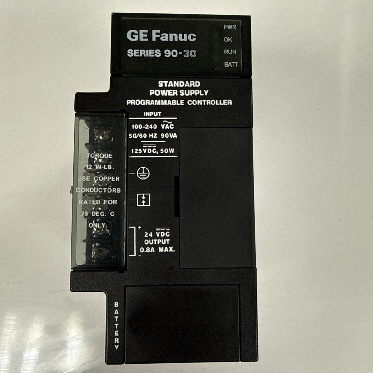GE Fanuc Industrial Power 90-30 Controller Platform Supplies for