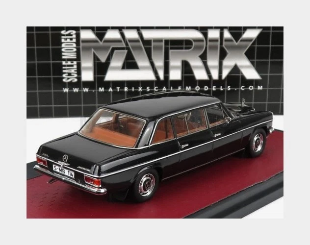 MATRIX SCALE MODELS MX41302-241 MERCEDES BENZ - V114 POLLMANN 1969 - BLACK - 1/4 - Immagine 2 di 2