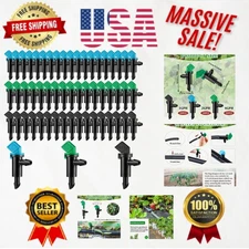UV Resistant Drip Emitter Set: 60 Pieces for Efficient Garden Watering