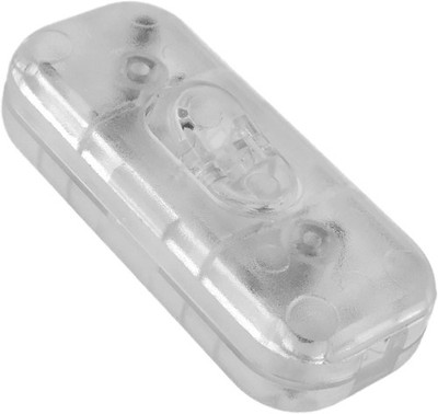 Aifeier ET Inline Cord Switch, AC 250V 6A On/Off Lamp Cord Button  - Transparent