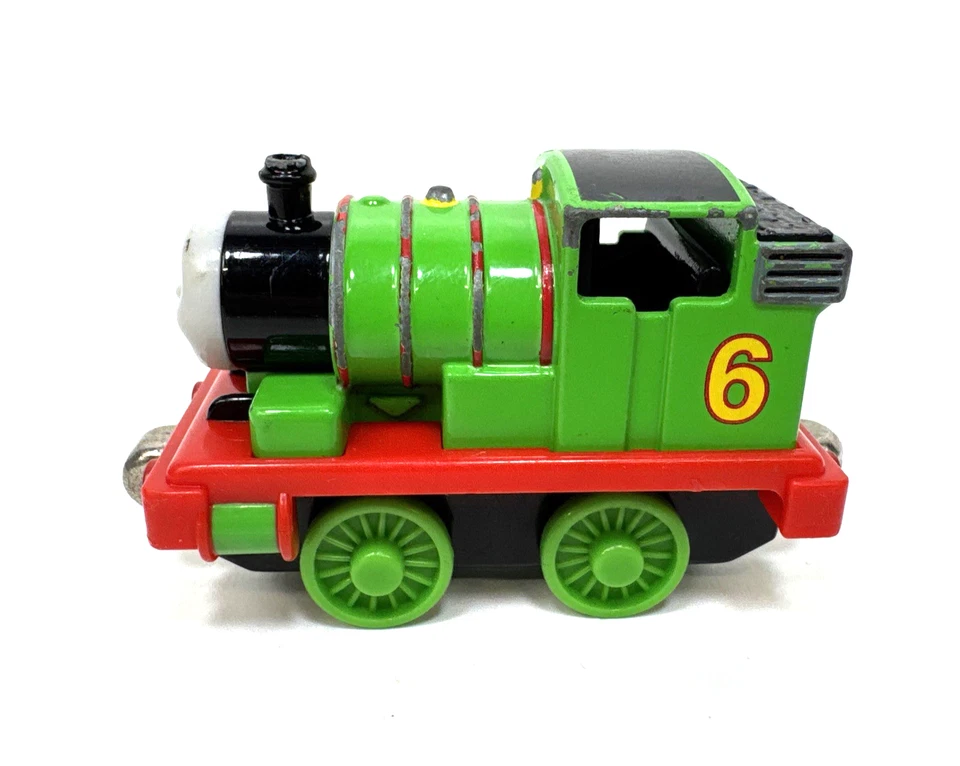 2002 Learning Curve Thomas & Friends Percy Magnetic Die Cast Metal Toy Train - Image 2 of 4