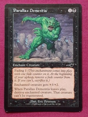 ''Parallax Dementia'' x4 - Magic The Gathering - Nemesis - 4 Karten Spielset
