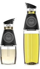 Belwares Oil & Vinegar Dispenser Set 2-Pack 500ml & 250ml Drip-Free Bottles NEW