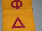 Vintage Phi Delta Kappa Sorority Fraternity T-Shirt and Sash Rare — photo 5