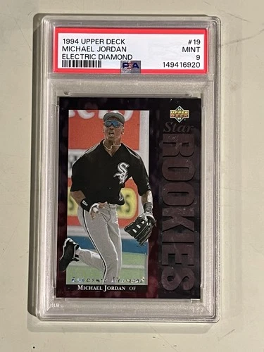 1994 Upper Deck #19 Michael Jordan Electric Diamond Mint PSA 9 White Sox