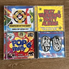 Pop cd bundle. Match of the day.Next weekends party.Pop party 6.Wake up & listen