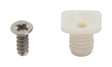 Silverline 8mm Plastic Hinge Dowel Inserts wi...