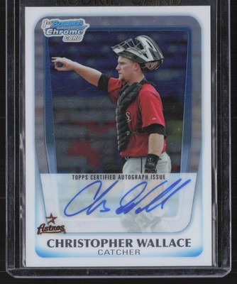 2011 Bowman Chrome #BCP186 Christopher Wallace Prospect Autographs