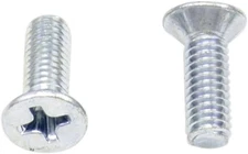 Bolt Motorcycle Hardware Flush Mount Head Phillips Screws M4 x 12mm 10-Pack