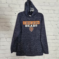 Chicago Bears Sweatshirt Youth XL 16/18 Blue NFL Team Apparel Pullover Hoodie