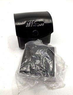 Mint Nikon F Waist Level Finder With Original Leather Case