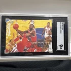 1997-98 Fleer Michael Jordan Chicago Bulls #23 NBA Basketball Card SGC 9 Graded
