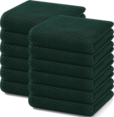 100% Cotton Waffle Weave Kitchen Dish Cloths, Ultra Soft Absorbent Quick Drying