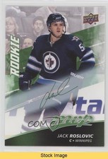 2017 Upper Deck MVP High Series Rookies Green Script Jack Roslovic #242 READ h7x