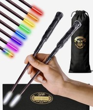 Wand Chopsticks with Light-Up LED Tips, Reusable Chopstick 12 Color Modes, Ma...