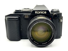 Konica FS-1 Vivitar 85-205mm f/3.8 SLR 35mm Black Kit With Konica AR