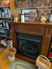 Duluth Forge FDF400T-ZC 32,000 BTU Vent - Black W/ Mantel