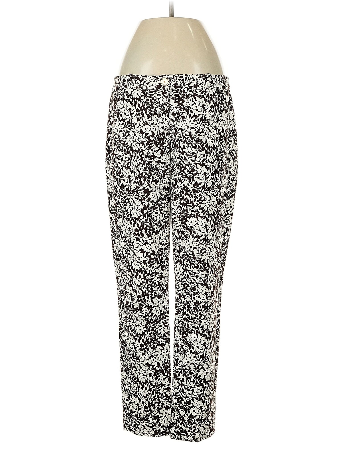 MICHAEL Michael Kors Women Ivory Casual Pants 4