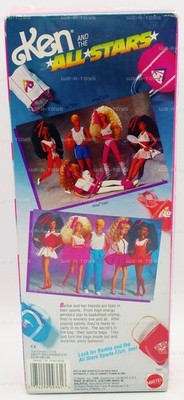 Barbie's Ken and the All-Stars Doll Basketball Gear Mattel 1989 No
