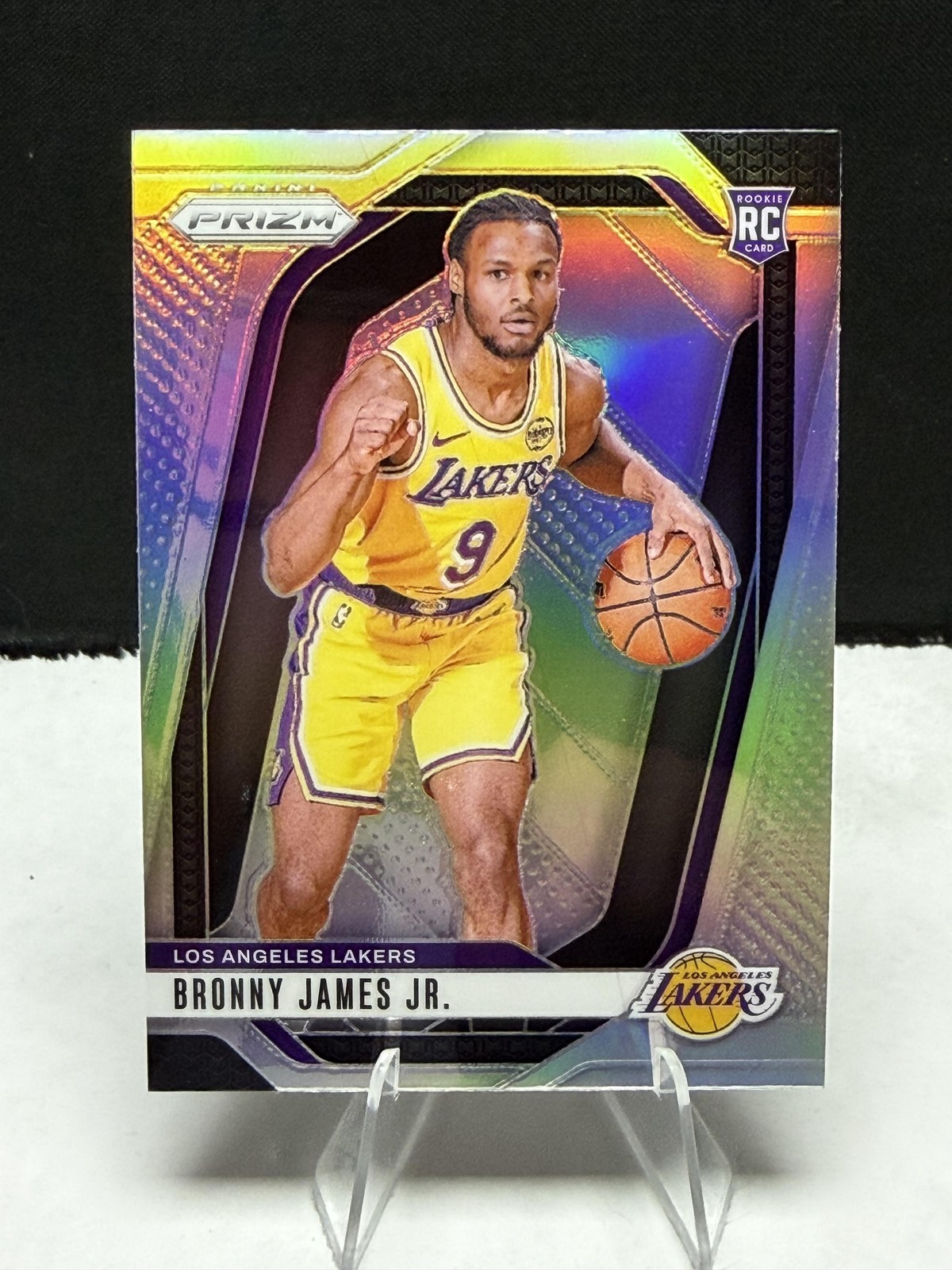 2024-25 Panini Prizm #243 Bronny James Jr. Prizms Silver
