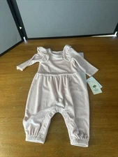 Tucker + Tate Girls One Piece Romper Pink With Glitter Size 3 Months New