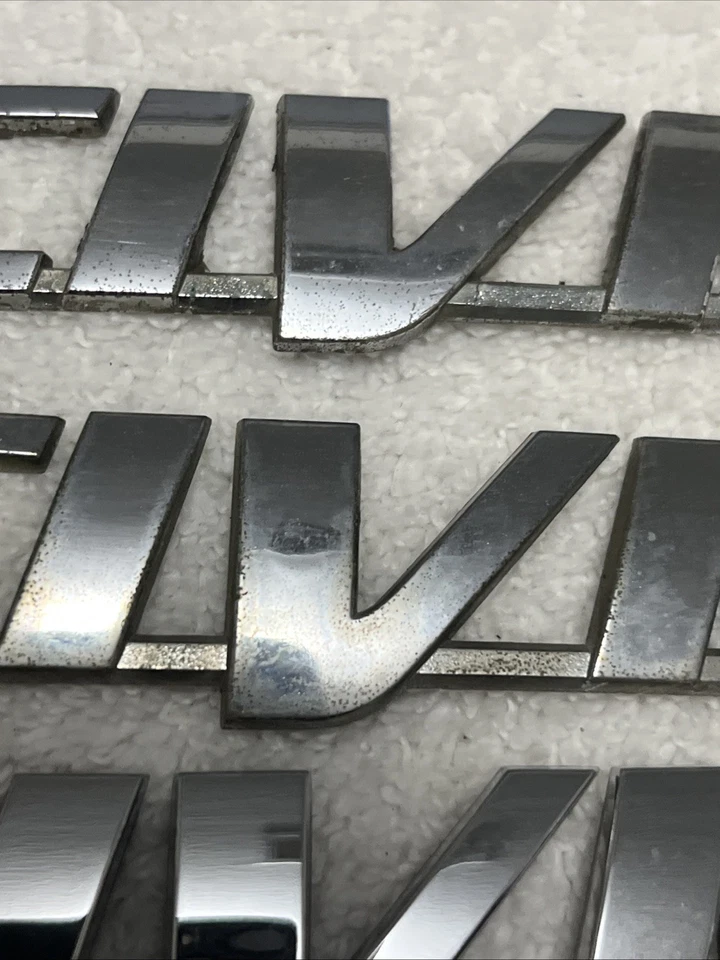 5 piezas⭐ 1996 1997 1998 2000 HONDA CIVIC EK OEM EMBLEMA MALETERO TRASERO ⭐ Foto 3 de 4