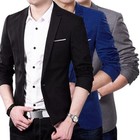 <!--F#f_0-->Casual Men Formal Suit Blazer Coat Business One Button Slim Fit Jacket Coat Tops<!--F/-->