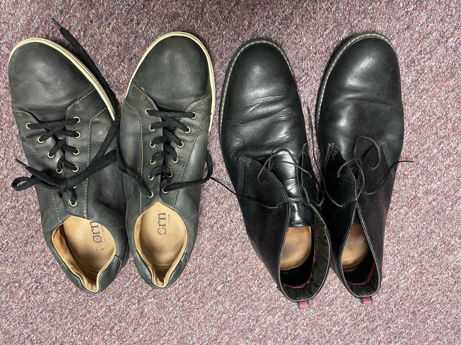 Scarpe eleganti uomo taglia 14 lotto 2 scarpe Timberland e BCM