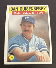1986 Topps - All-Star - Dan Quisenberry - #722 - Kansas City Royals