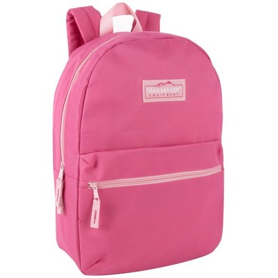 Trail maker Classic 17 inch Backpacks with Adjustable Padded Large, Pink