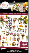 Happy Planner BEAUTIFUL BLOOMS Sticker Book - 30 Pages - 264 Pieces - NEW