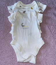 George Baby Vests x2 – Tiny Baby – Short Sleeve – White – Unisex