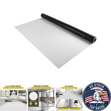 Versatile 6.6x23ft Black/White PVC Vinyl Dance Floor Mat - Non-Slip Portable