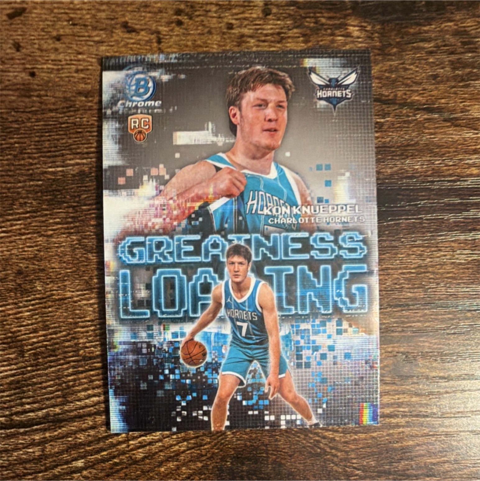 Topps 2025-26 Chrome Kon Knueppel #GR-4 Generation Rising Rookie Hornets
