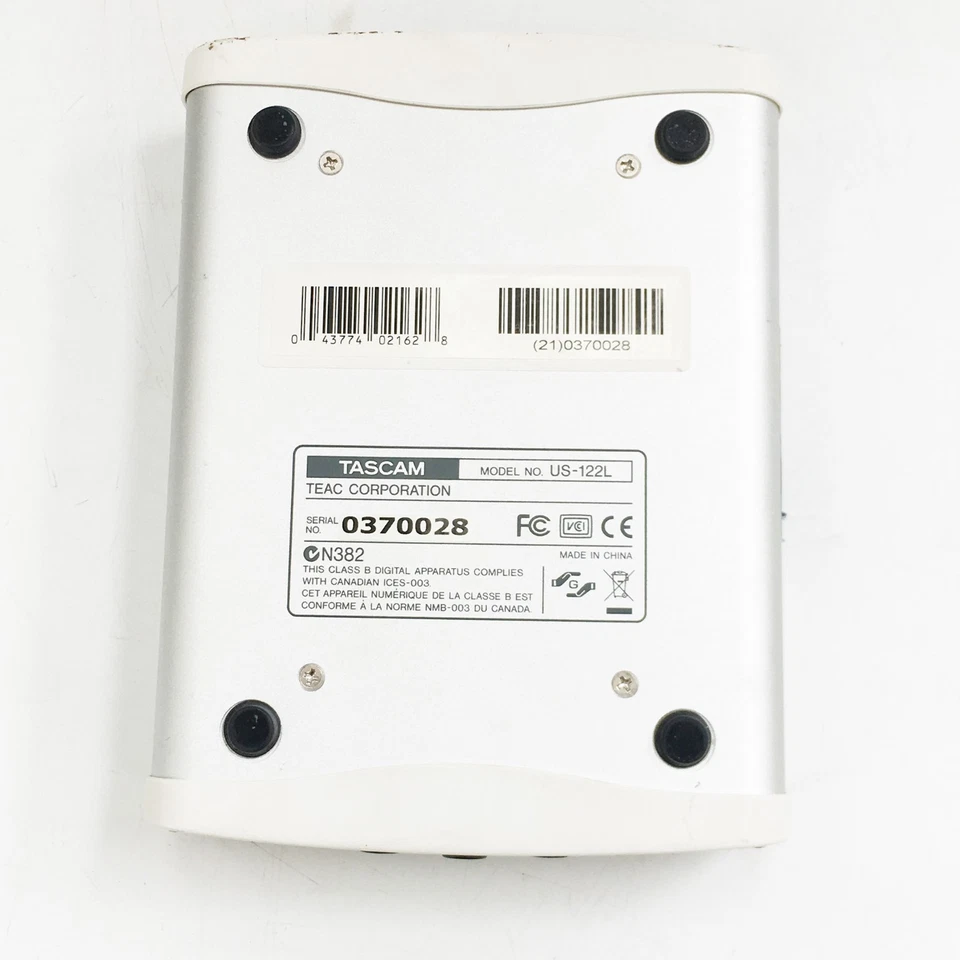 Tascam US-122L USB Audio MIDI Interface for Computer Recording + USB Cable - Image 4 of 4