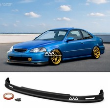 For 96-98 Honda Civic Ek Jdm Mugen Style Polyurethane Front Bumper Lip Spoiler