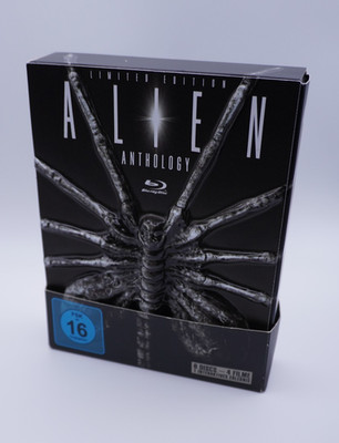 Alien Anthology 1-4 3D Relief Facehugger Limited Edition Blu-ray Box 6 Disc