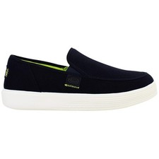 Image of Hey Dude Sunapee Slip-On Blue Canvas Mens Plimsolls 38786_72426
