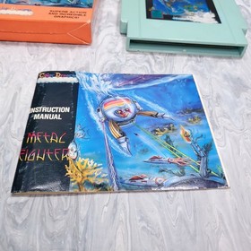Metal Fighter NES Cart Vintage Nintendo Game with Manual Complete in Box CIB