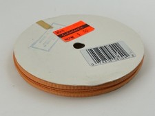 Orange Ribbon 1/4" Wide Vintage Made in USA