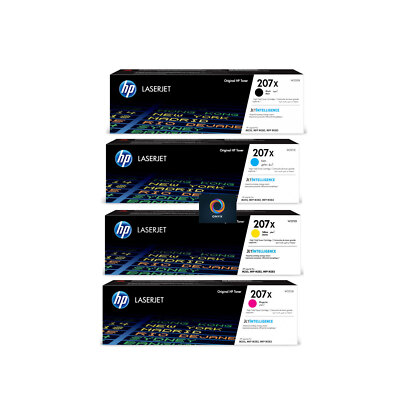 HP207X Original C/M/Y/K Tonerkassetten für Color LaserJet Pro MFP M283fdn Lot
