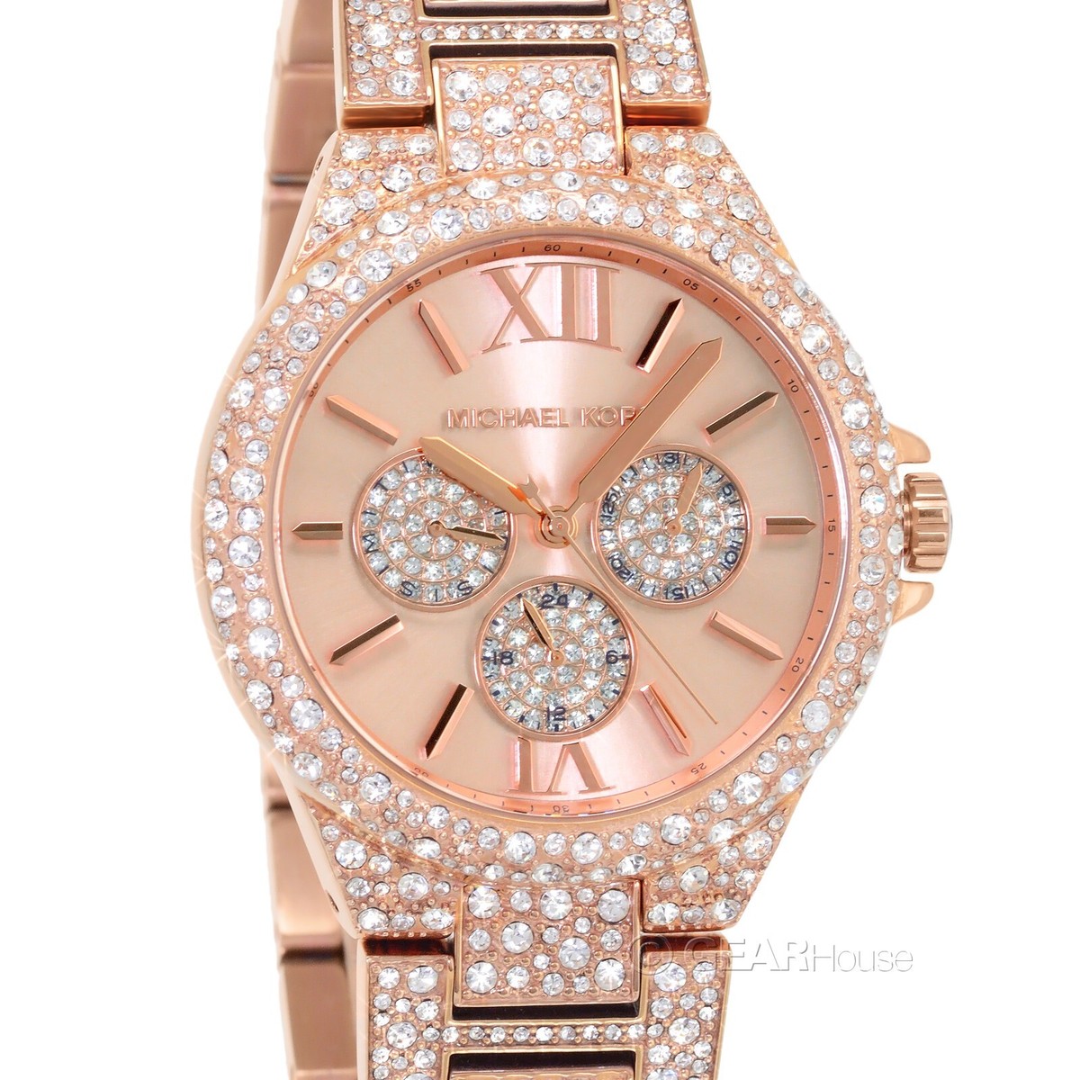 Michael Kors Oversized Camille Pave Crystal Glitz Watch