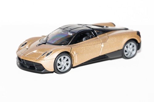 WELLY DieCast 1:34-39 PAGANI HUAYRA GOLD New Model Car Metal in Box Scale 1/34 - Picture 6 of 17