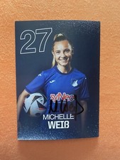 Michelle Weiß AK Autogrammkarte Hoffenheim DFB Original Signiert LOOK NEU TOP