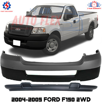 Bumper Face Bar Paintable Upper Trim & Lower Valance For 2004-2005 Ford F150 2wd