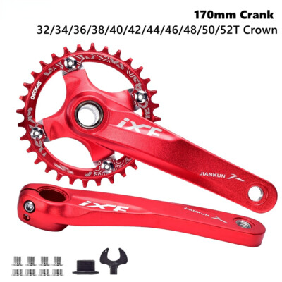 Ixf 170mm Mountain Fahrrad Kurbelgarnitur 32T-52T 104 Bcd Kettenblatt MTB Kurbel