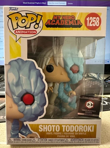 FUNKO POP SHOTO TODOROKI ICE MY HERO ACADEMIA #1258 CHALICE EXCLUSIVE IN HAND